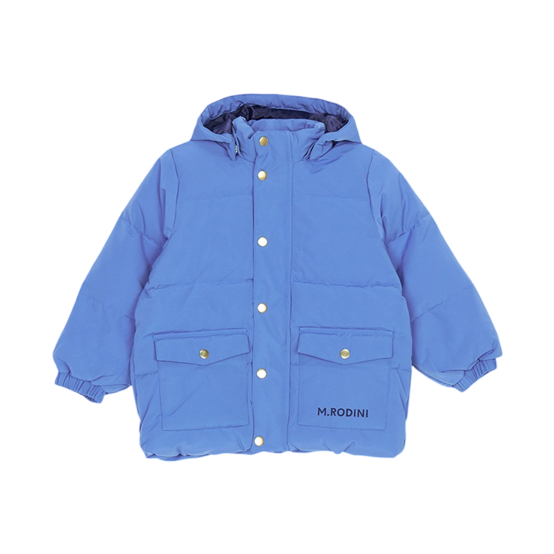(키즈) 미니 로디니 패딩 블루((Kids) Mini Rodini Padding Jumper Blue)