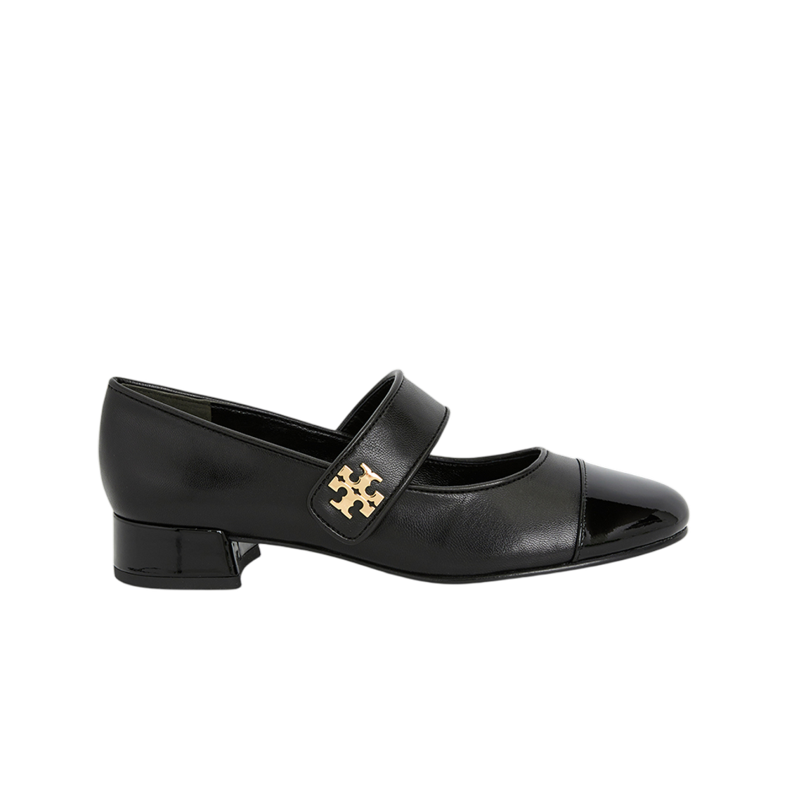 (W) 토리버치 캡토 메리제인 발레리나 슈즈 블랙((W) Tory Burch Cap Toe May Jane Ballerina Shoes Black)