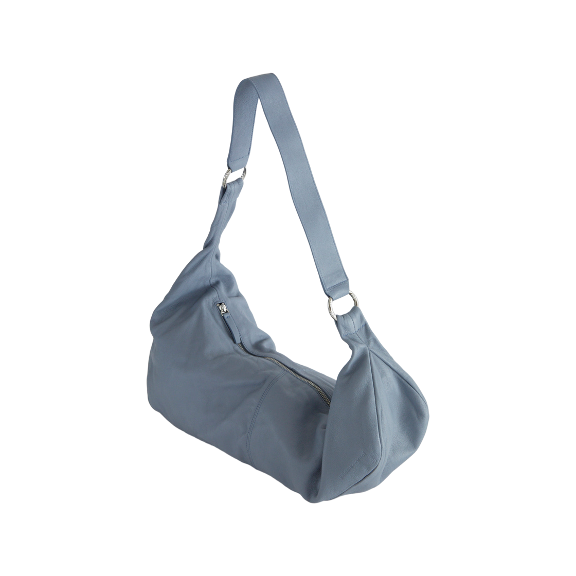 UE0002 Paloma Dry Elongated Wrap Around Hobo Style Shoulder Bag Light Greyish Blue