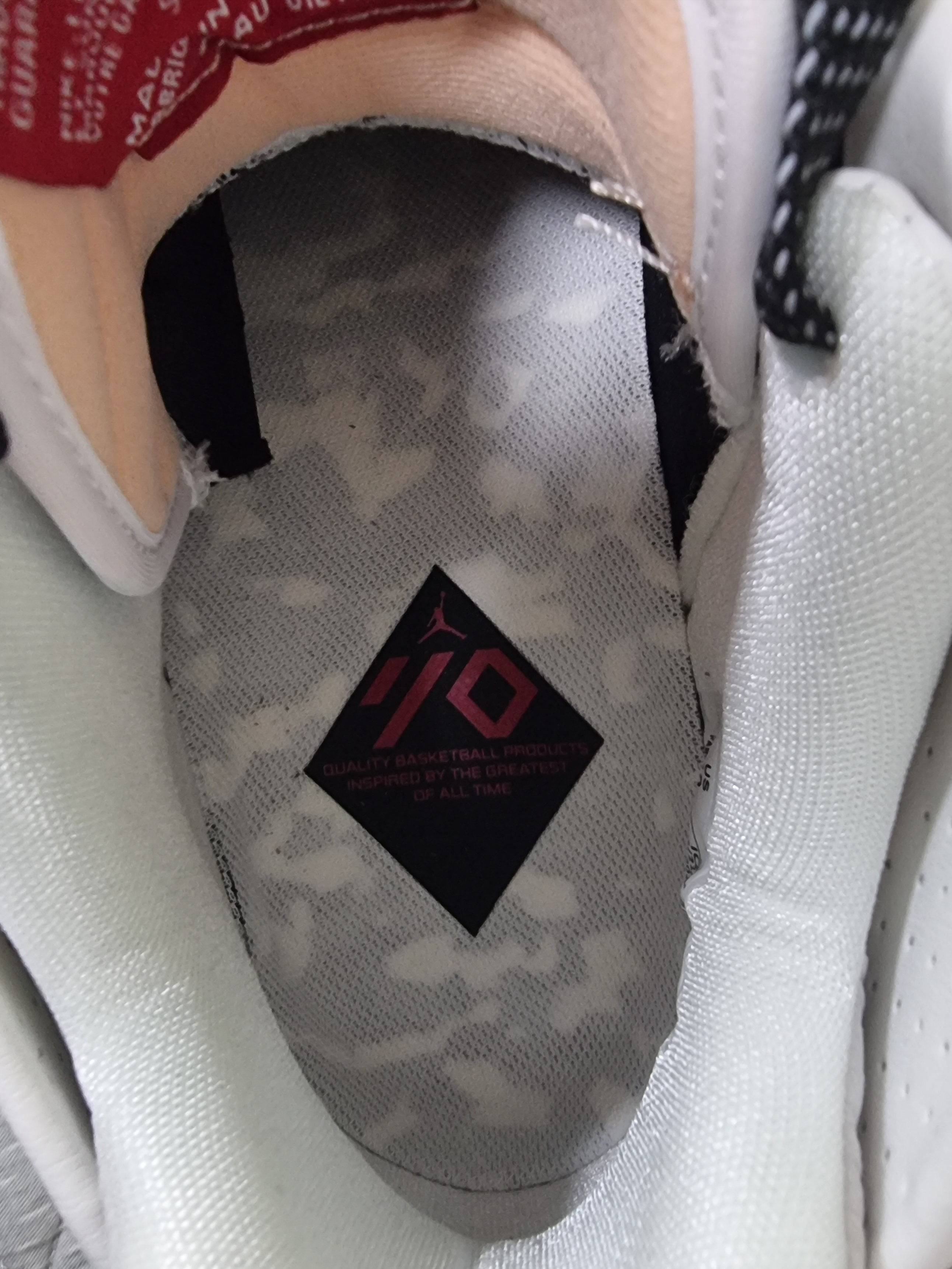 Jordan 40 PF Chicago Sail White 착용 스타일 - 5