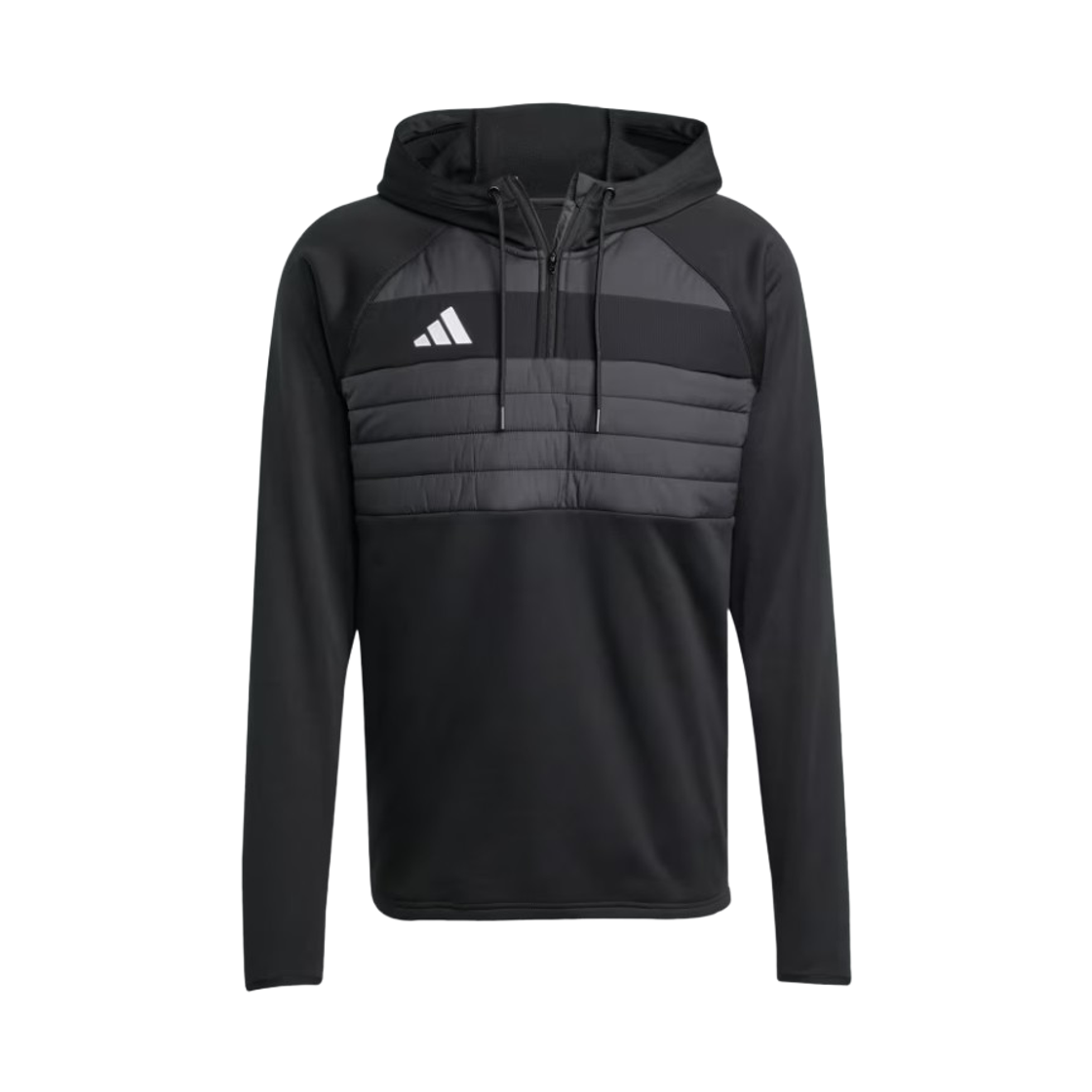 JN9466 Adidas Football Tiro 25 Essentials Winterized Training Top Black White - KR Sizing