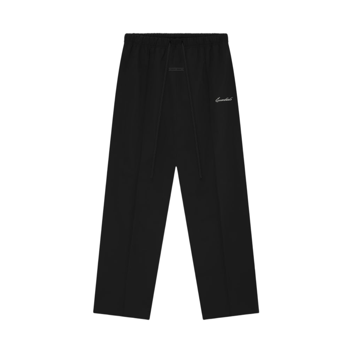 - Essentials Sporty Nylon Relaxed TrackPants Jet Black - 25FW