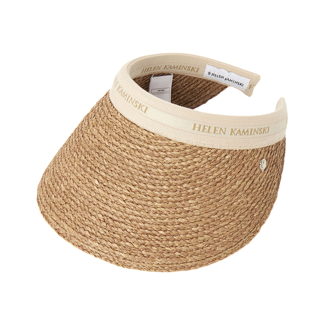 HAT51794 (W) Helen Kaminski Bianca 12 Visor Brown