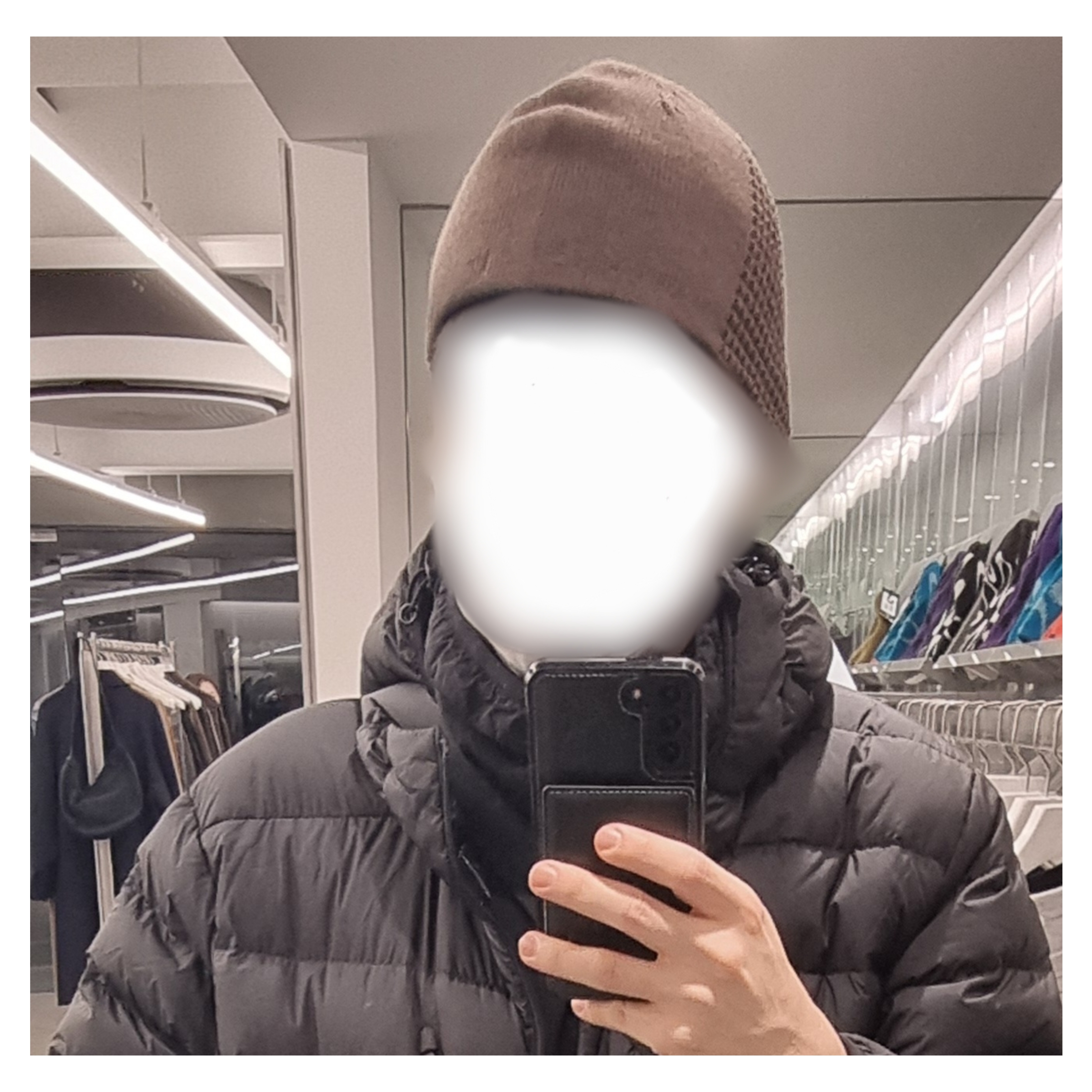 On Running x Post Archive Faction (Paf) Cloudmonster 2 Black Magnet, Musinsa Standard City Leisure Hooded Light Down Jacket Black 착용 스타일 - 2