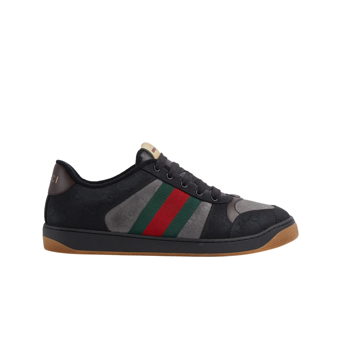 857889-FAFEN-1077 Gucci Screener Sneakers Black