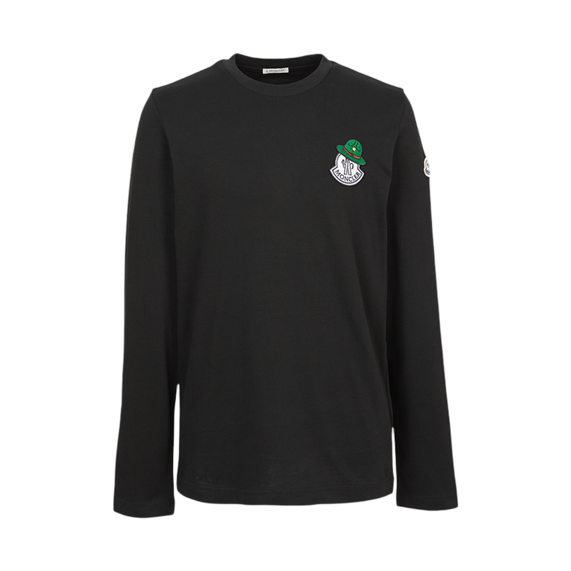 K2-091-8D00015-89AZ9-999 Moncler Long Sleeve T-Shirt Black - 25FW
