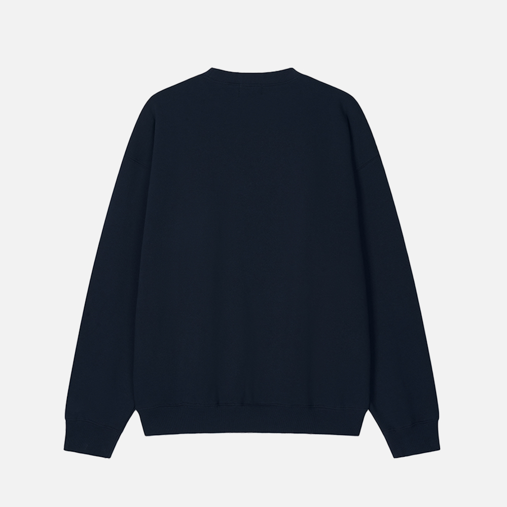 맨하탄 레코즈 엠 모노 로고 크루넥 - 네이비(Manhattan Records M Mono Logo Crew Neck - Navy) - 2