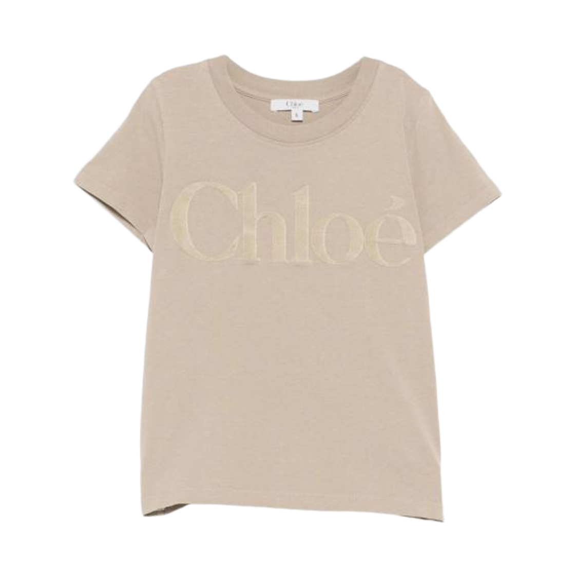 (키즈) 끌로에 로고 티셔츠 그레이((Kids) Chloe Logo T-Shirt Grey)