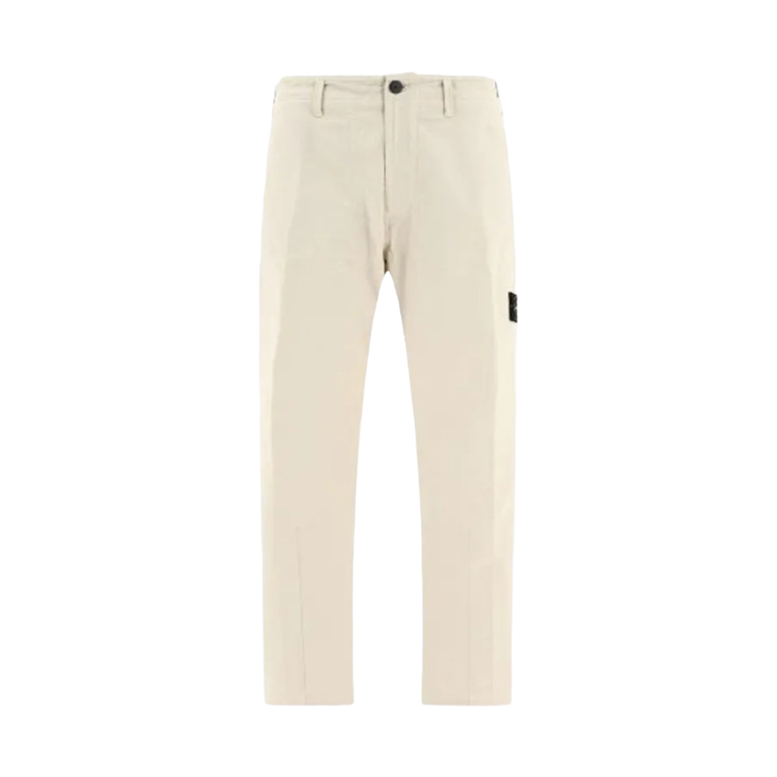 791531512-V0097 Stone Island 31512 Wappen Cotton Gabardine Chino Pants Off White - 23FW