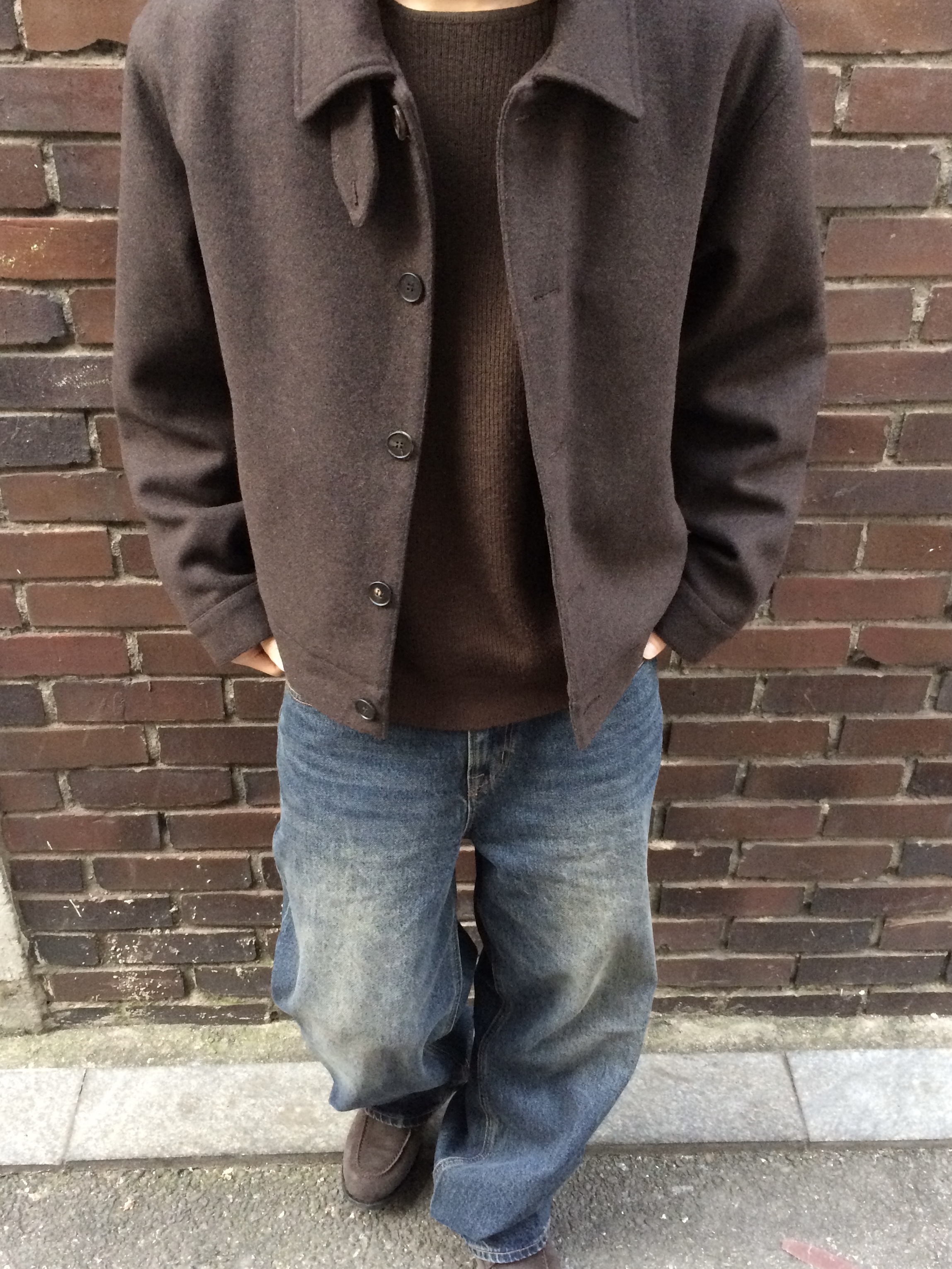 POSTMAN Journalist Suede D.Brown 착용 스타일 - 5