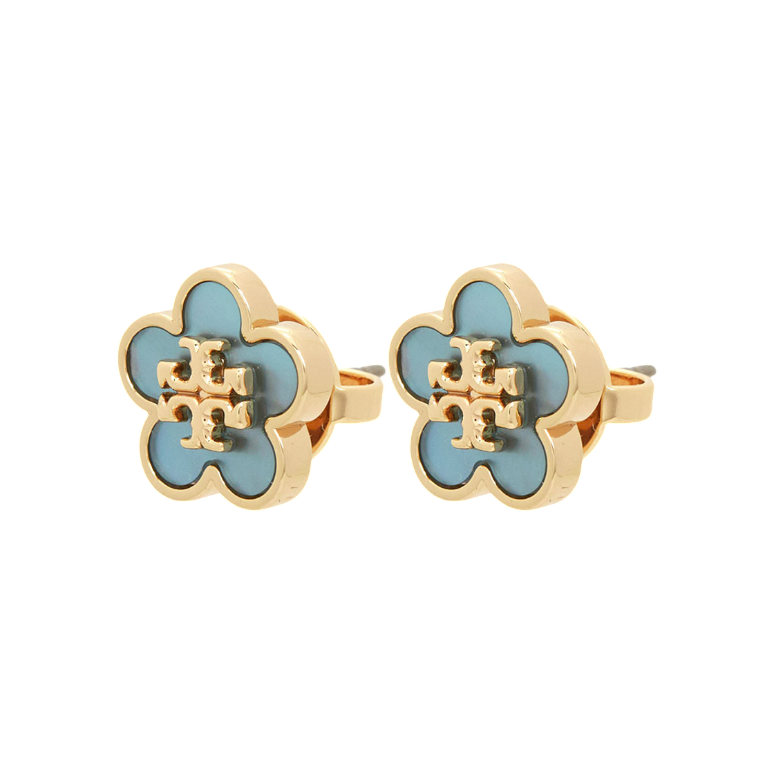157351-703 (W) Tory Burch Kira Flower Earring Blue