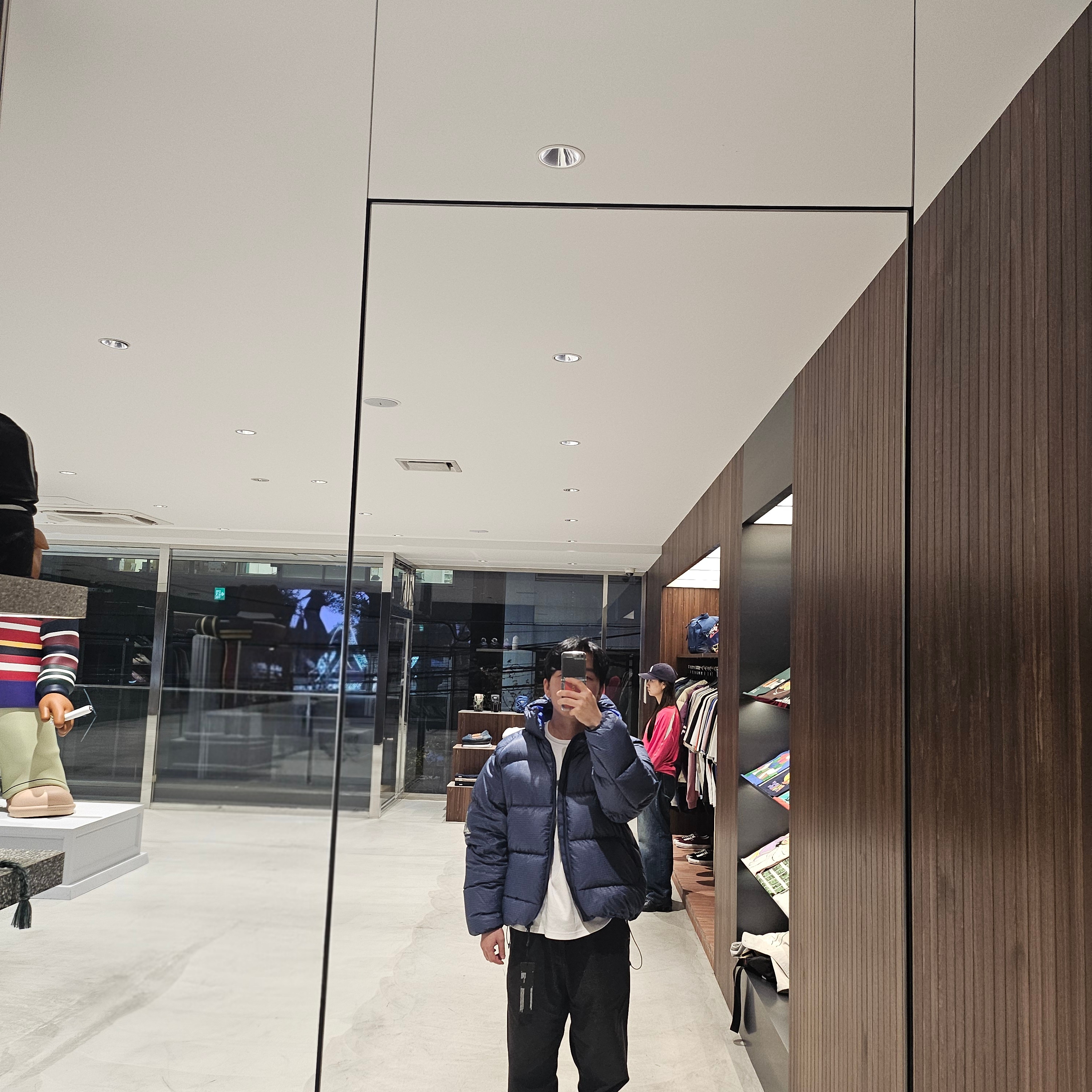 Palace Pertex Quantum RS Puffa Blue - 25FW 착용 스타일