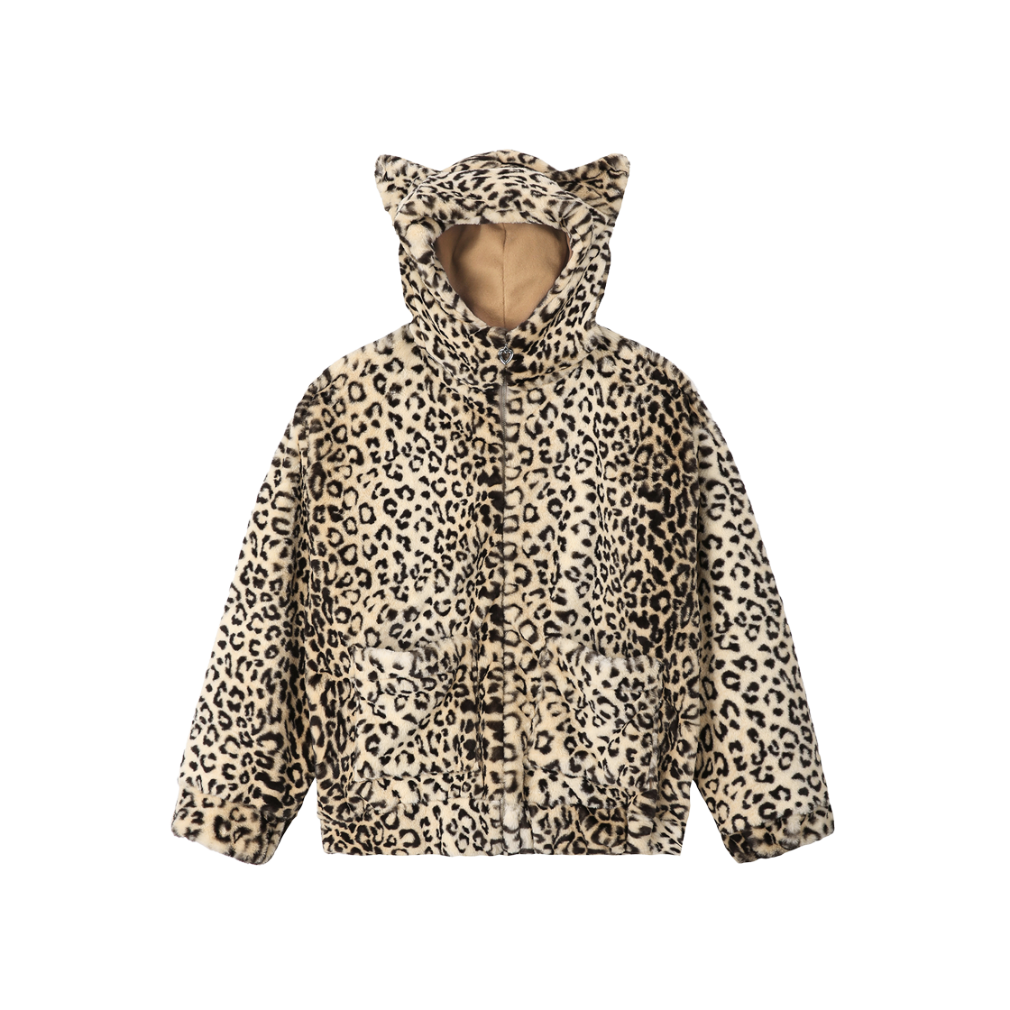 클럿 스튜디오 캣 레오파드 자켓 브라운(Clut Studio Cat Leopard Jacket Brown)