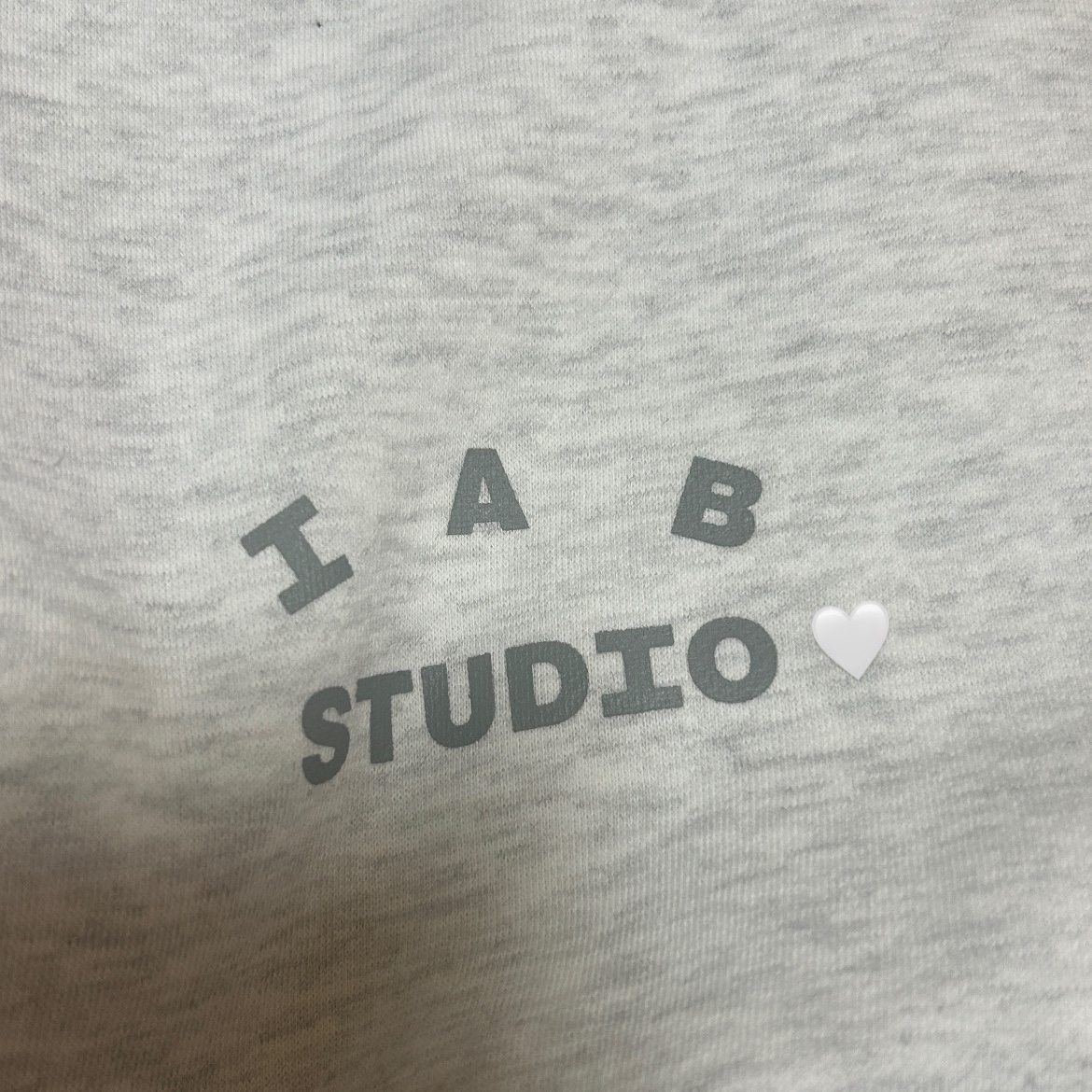 IAB Studio Hoodie Light Gray 착용 스타일