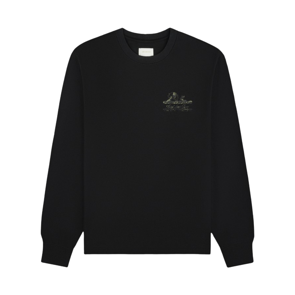 - Aime Leon Dore Long Sleeve Camo Unisphere T-Shirt Black