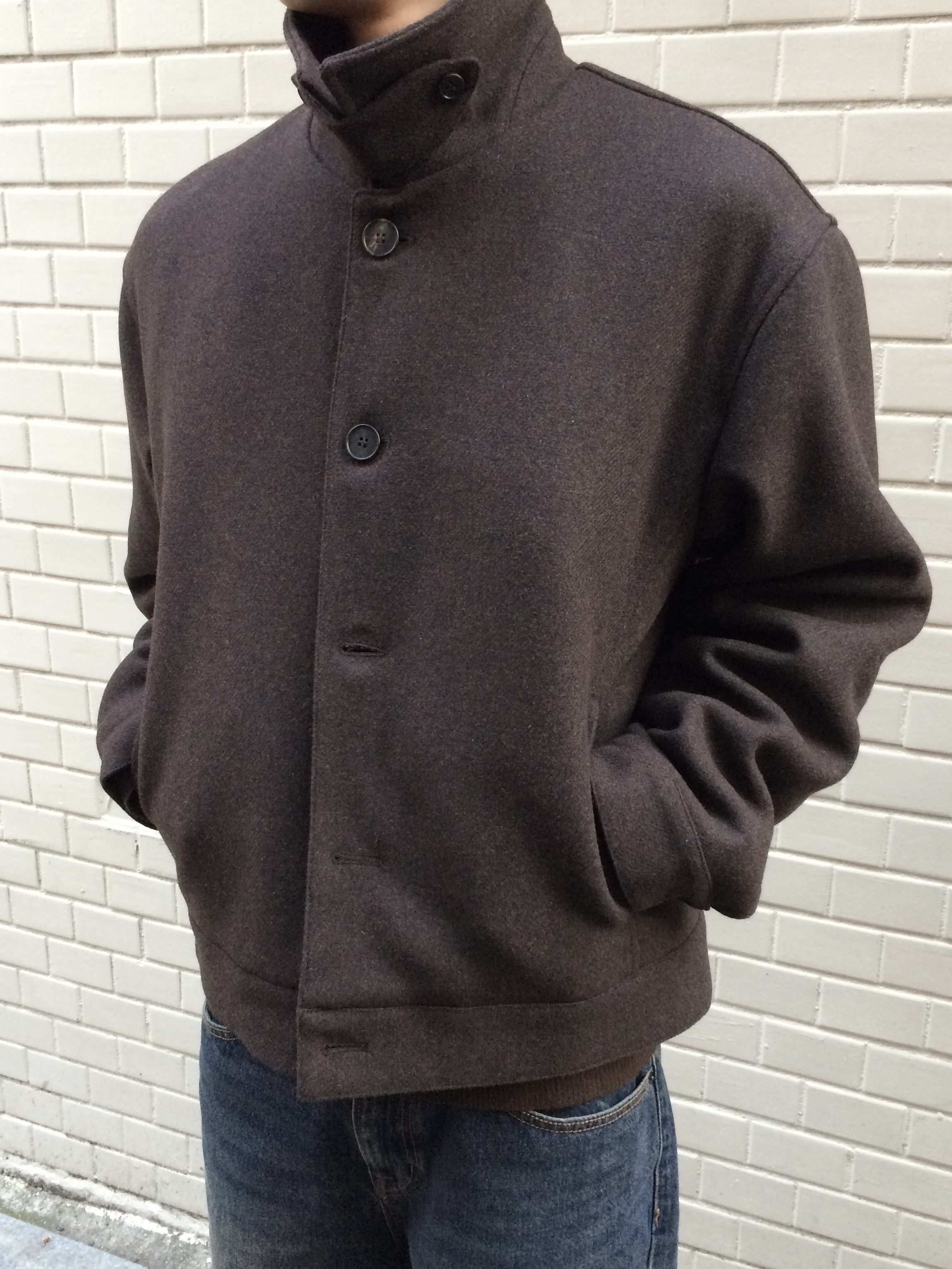 POSTMAN Journalist Suede D.Brown 착용 스타일 - 3