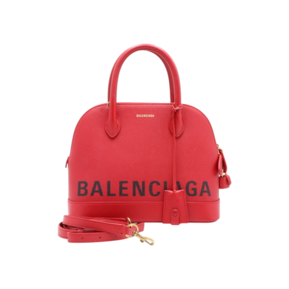 IT3GV89EU54I Balenciaga Red Ville Top Small Tote & Shoulder Bag AA36542
