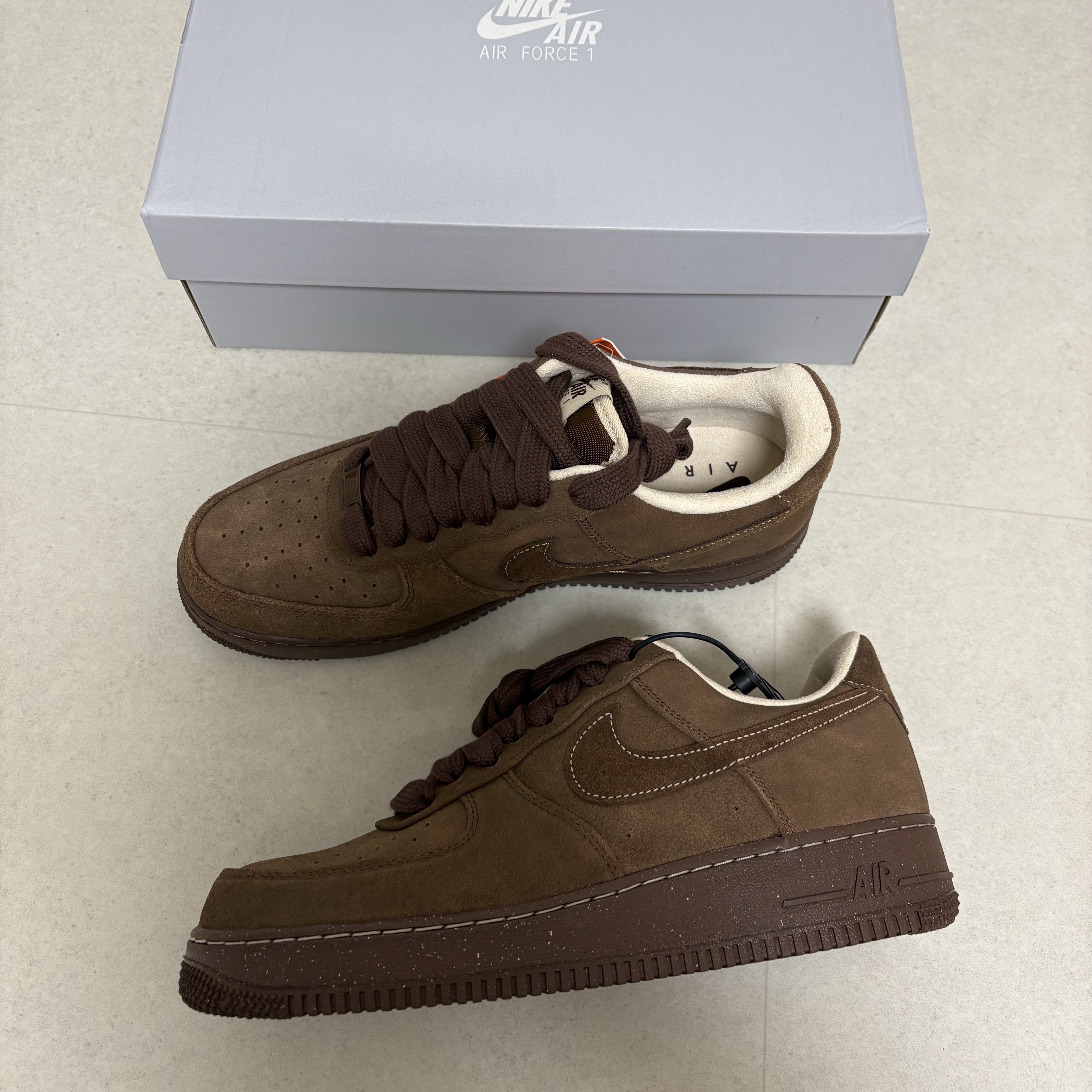 (W) Nike Air Force 1 '07 Cacao Wow 착용 스타일