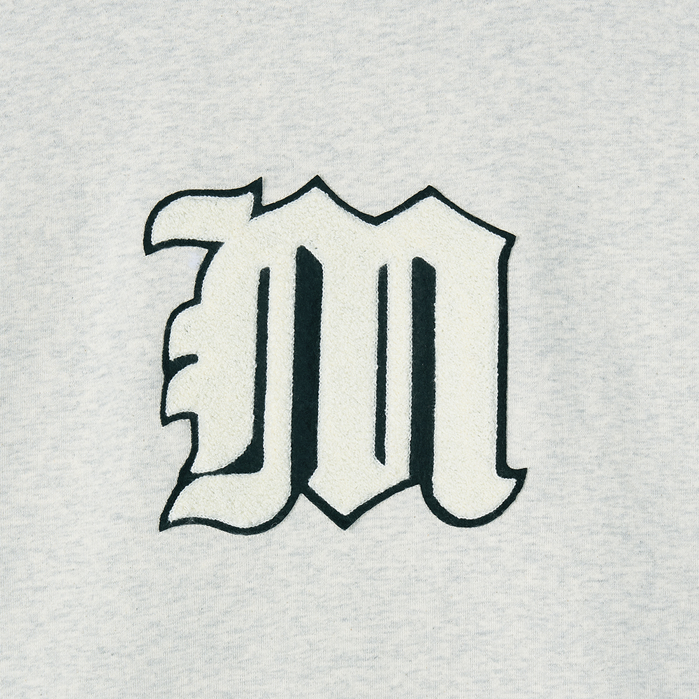 맨하탄 레코즈 엠 모노 로고 크루넥 - 오트밀(Manhattan Records M Mono Logo Crew Neck - Oatmeal) - 3