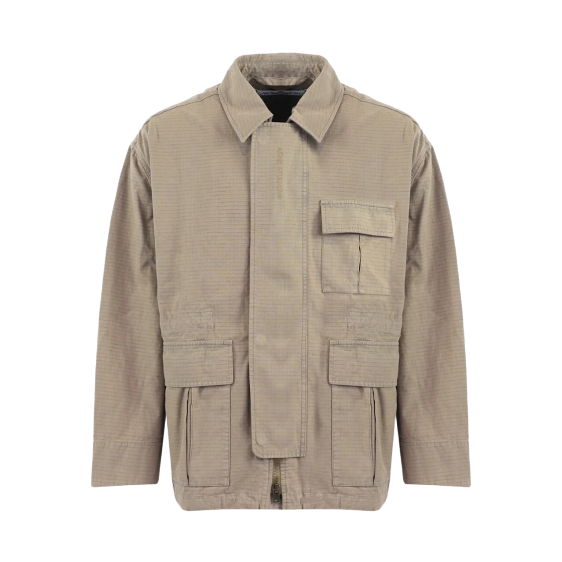 B90721-AE5 Acne Studios Cotton Ripstop Jacket Cold Beige