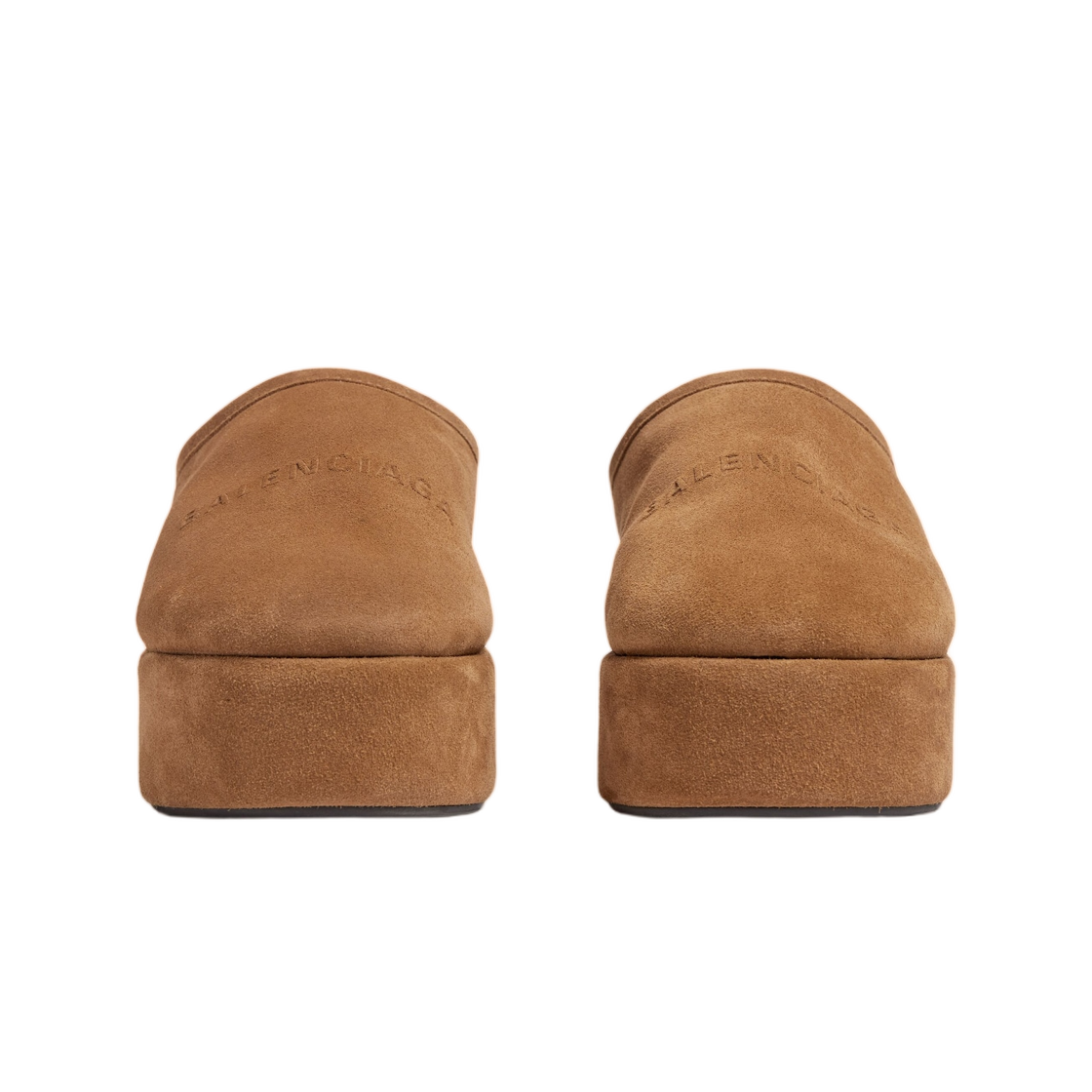 (W) 발렌시아가 알래스카 소프트 플랫폼 뮬 브라운 화이트((W) Balenciaga Alaska Soft Platform Mule Brown White) - 3