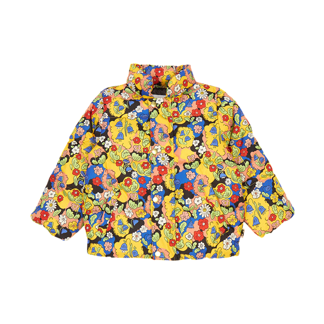 (키즈) 미니 로디니 패딩 옐로우((Kids) Mini Rodini Padding Jumper Yellow)