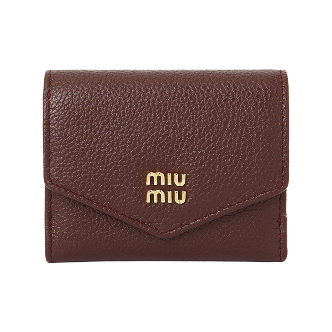 5MH043-ADT7-F0007 Miu Miu Short Wallet Wine