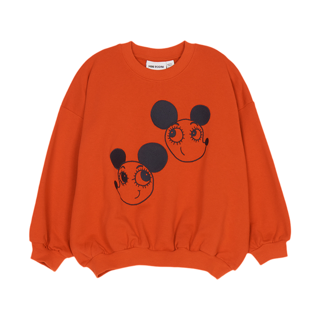 (키즈) 미니 로디니 스웨트셔츠 레드((Kids) Mini Rodini Sweatshirt Red)