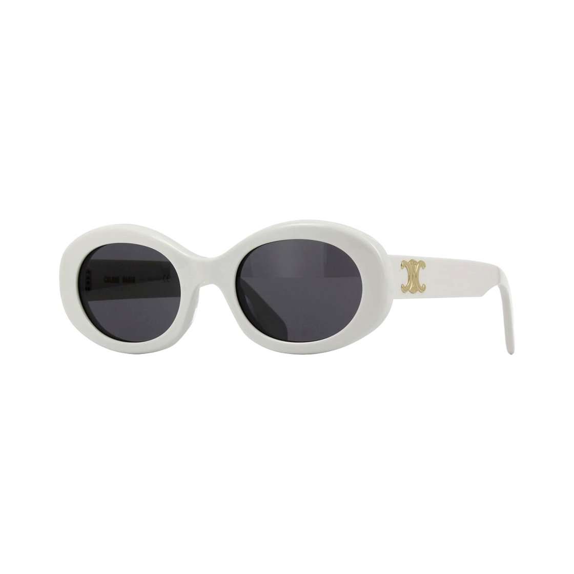 (W) 셀린느 아세테이트 트리옹프 01 선글라스 화이트 골드((W) Celine Triomphe 01 Sunglasses in Acetate White Gold) - 1