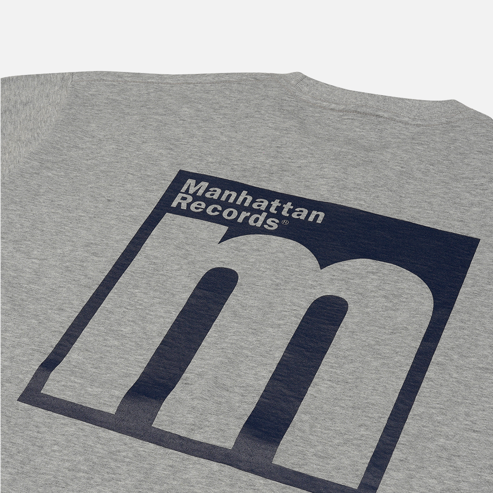 맨하탄 레코즈 엠 로고 티셔츠 - 그레이(Manhattan Records M Logo T-shirt - Grey) - 4