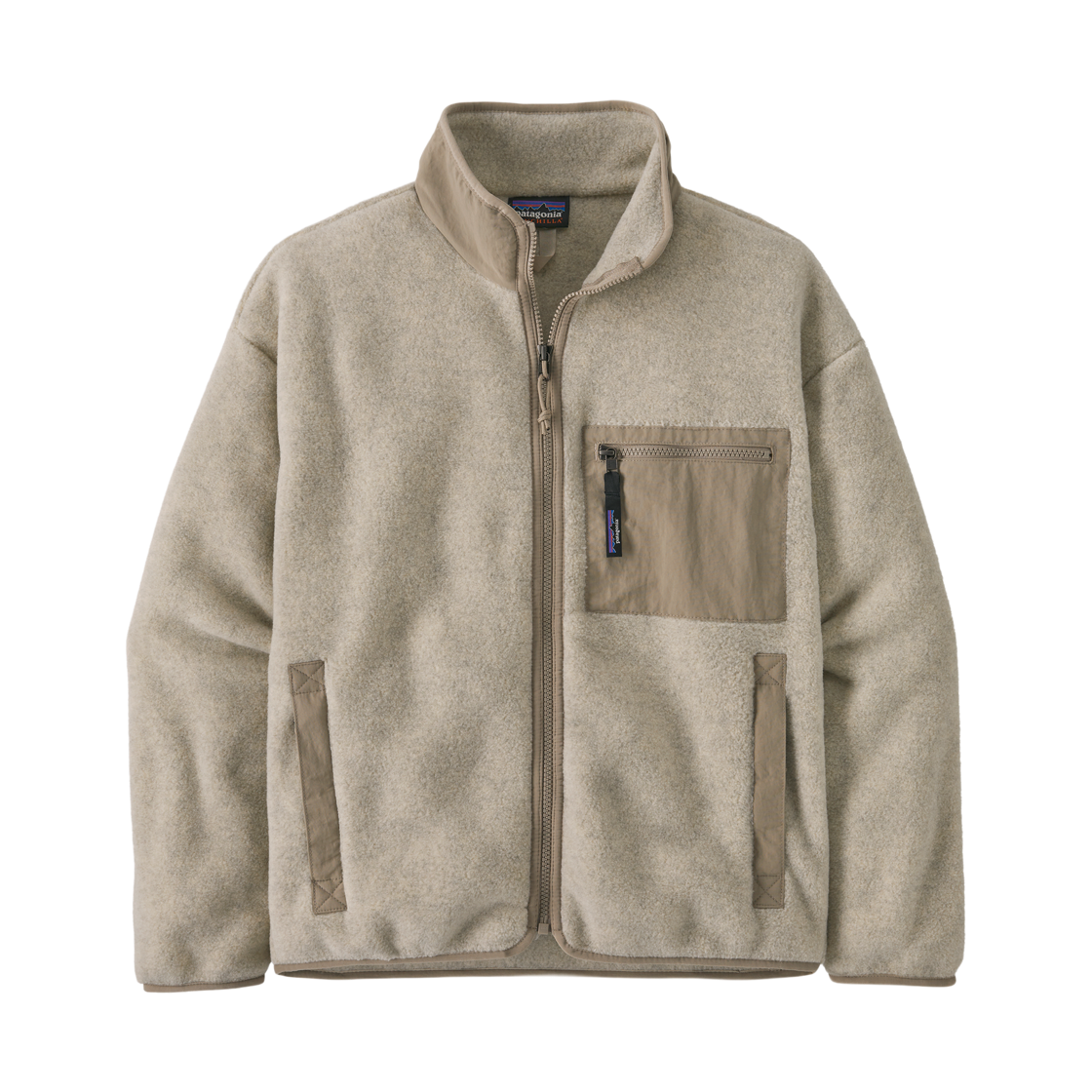 (W) 파타고니아 신칠라 플리스 자켓 오트밀 헤더 씨버드 그레이((W) Patagonia Synchilla Fleece Jacket Oatmeal Heather Seabird Grey)