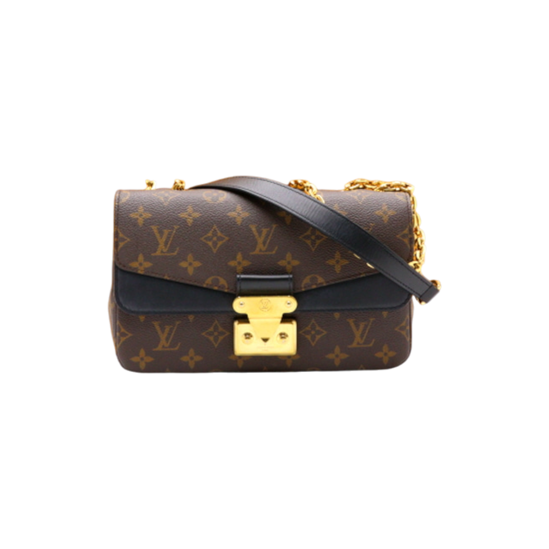 IT9FRVOQN2LL Louis Vuitton Monogram Canvas Marceau Gold Chain Shoulder and Crossbody Bag
