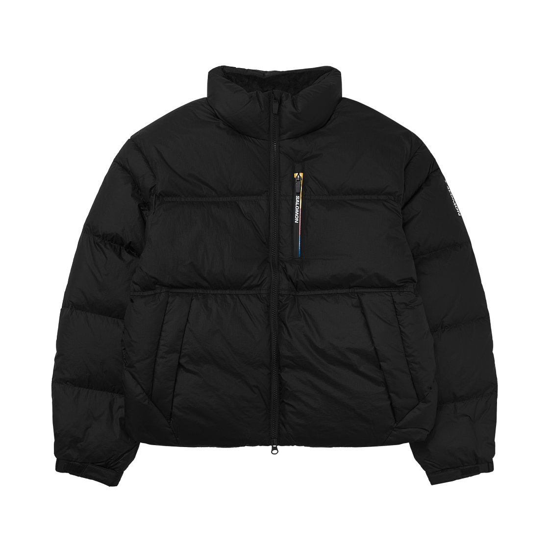(W) 살로몬 컨투어 크롭 다운 자켓 블랙((W) Salomon Contour Cropped Down Jacket Black)