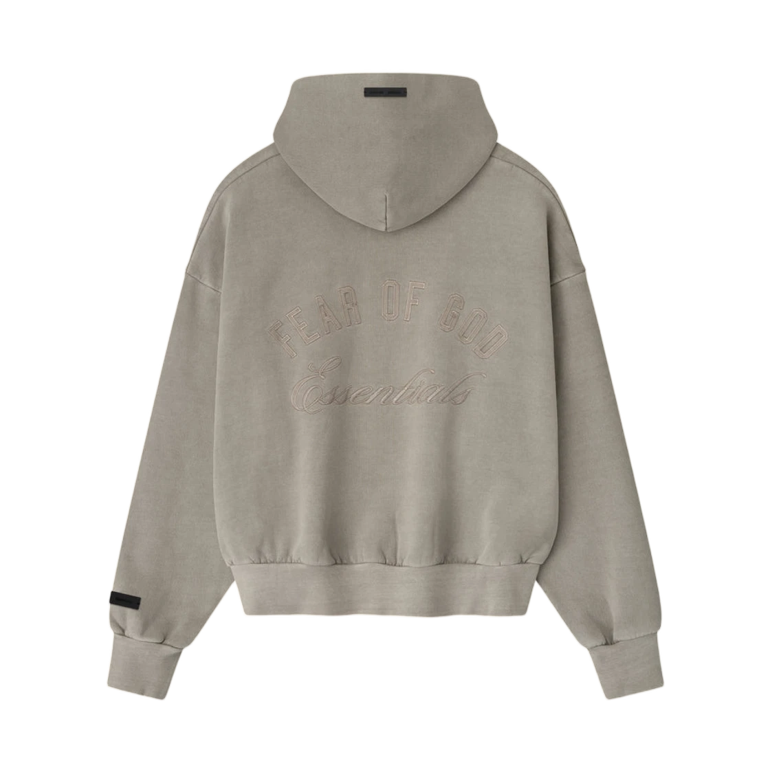 Essentials Essentials Embroidered Classic Full Zip Hoodie Smoke Grey - 25FW · M