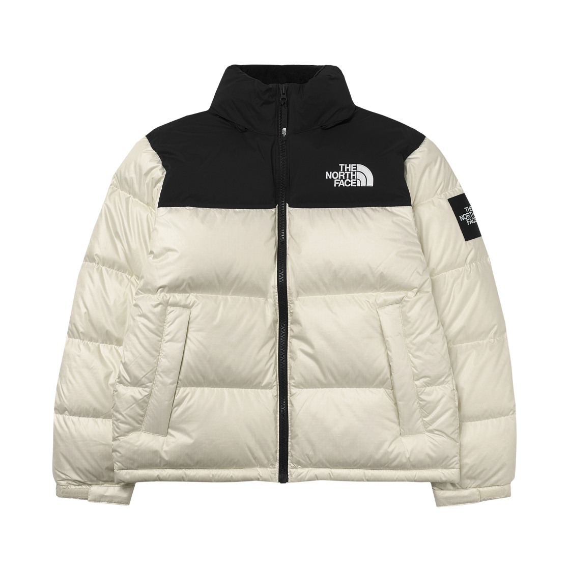 NJ1DP62L The North Face White Label Novelty Nuptse Down Jacket Cream