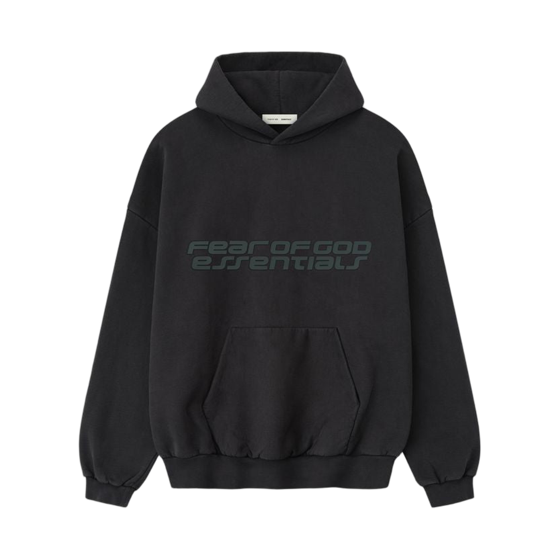 - Essentials Heavy Fleece 90s Hoodie Vintage Black - 25FW