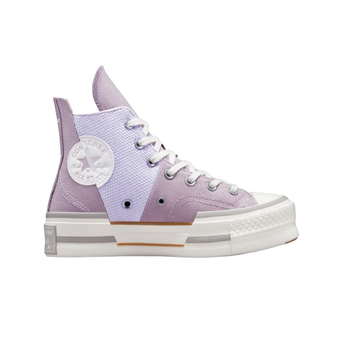 A03499C Converse Chuck 70 Plus Colorblocked Lucid Lilac Vapor Violet