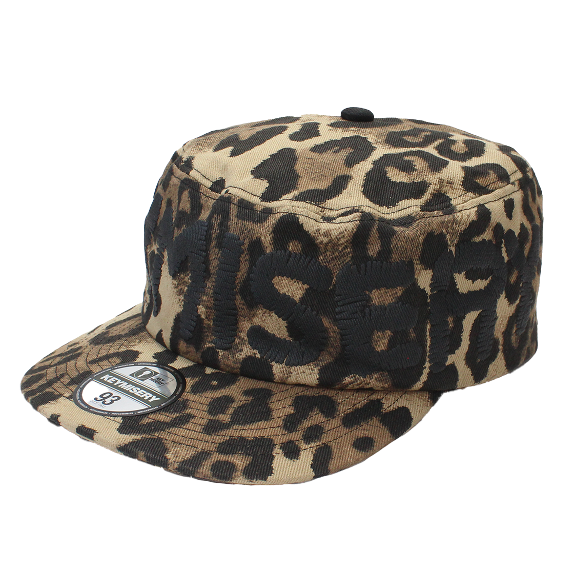 키미저리 위스퍼 필 박스 캡 - 레오파드(Keymisery Whisper Pillbox Cap - Leopard)