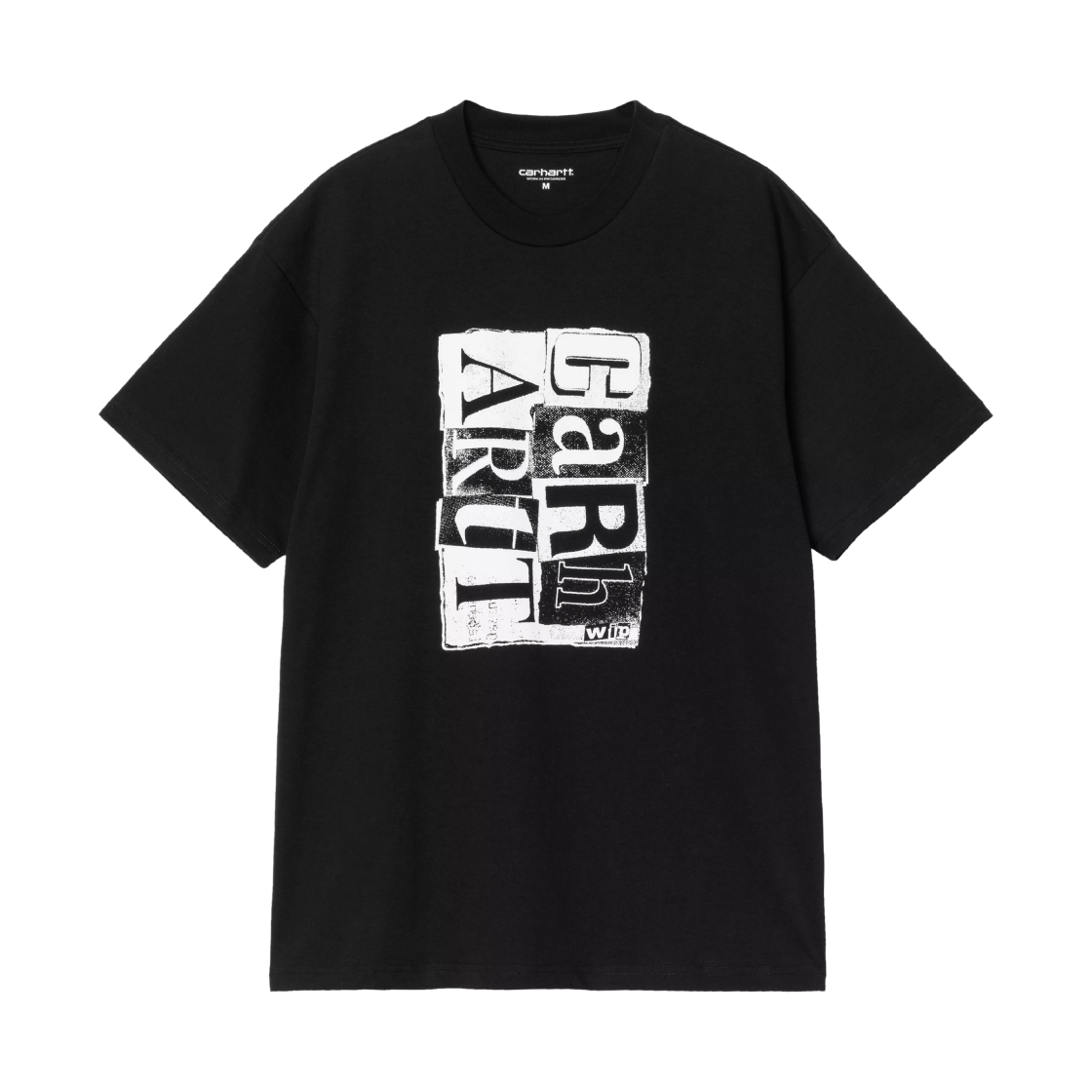 I035998-89-XX Carhartt WIP S/S Moving Letterpress T-Shirt Black