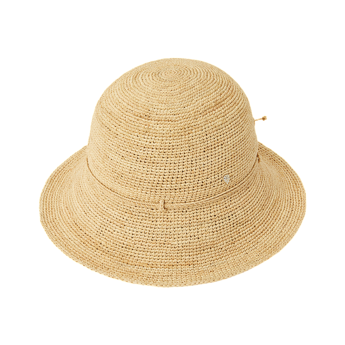 HAT50245 (W) Helen Kaminski Villa 9 Cloche Hat Beige