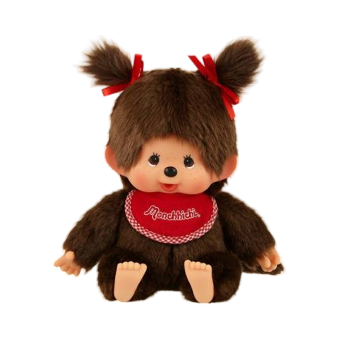 몬치치 프리미엄 스탠다드 M 브라운 걸 시팅(Monchhichi Premium Standard M Brown Girl Sitting) - 1