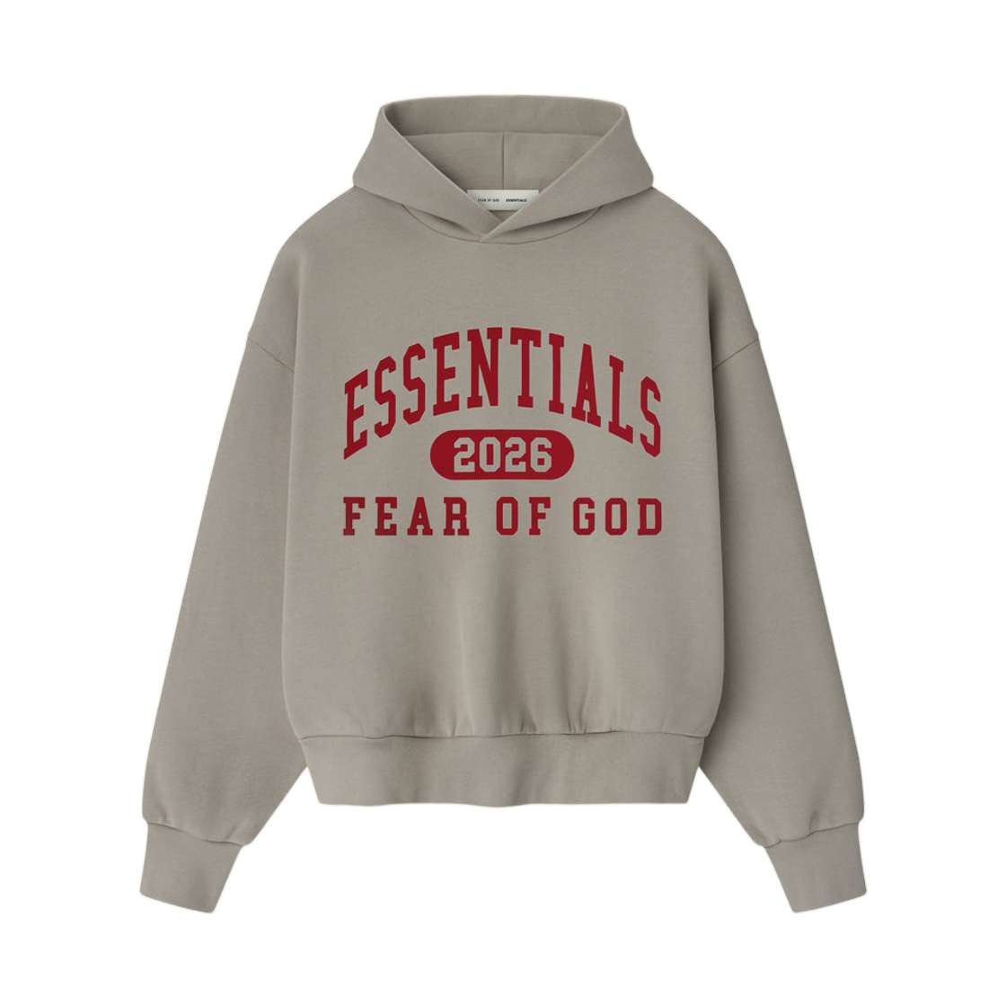 에센셜 클래식 후드 스모크 그레이 - 25FW(Essentials Classic Hoodie Smoke Grey - 25FW)