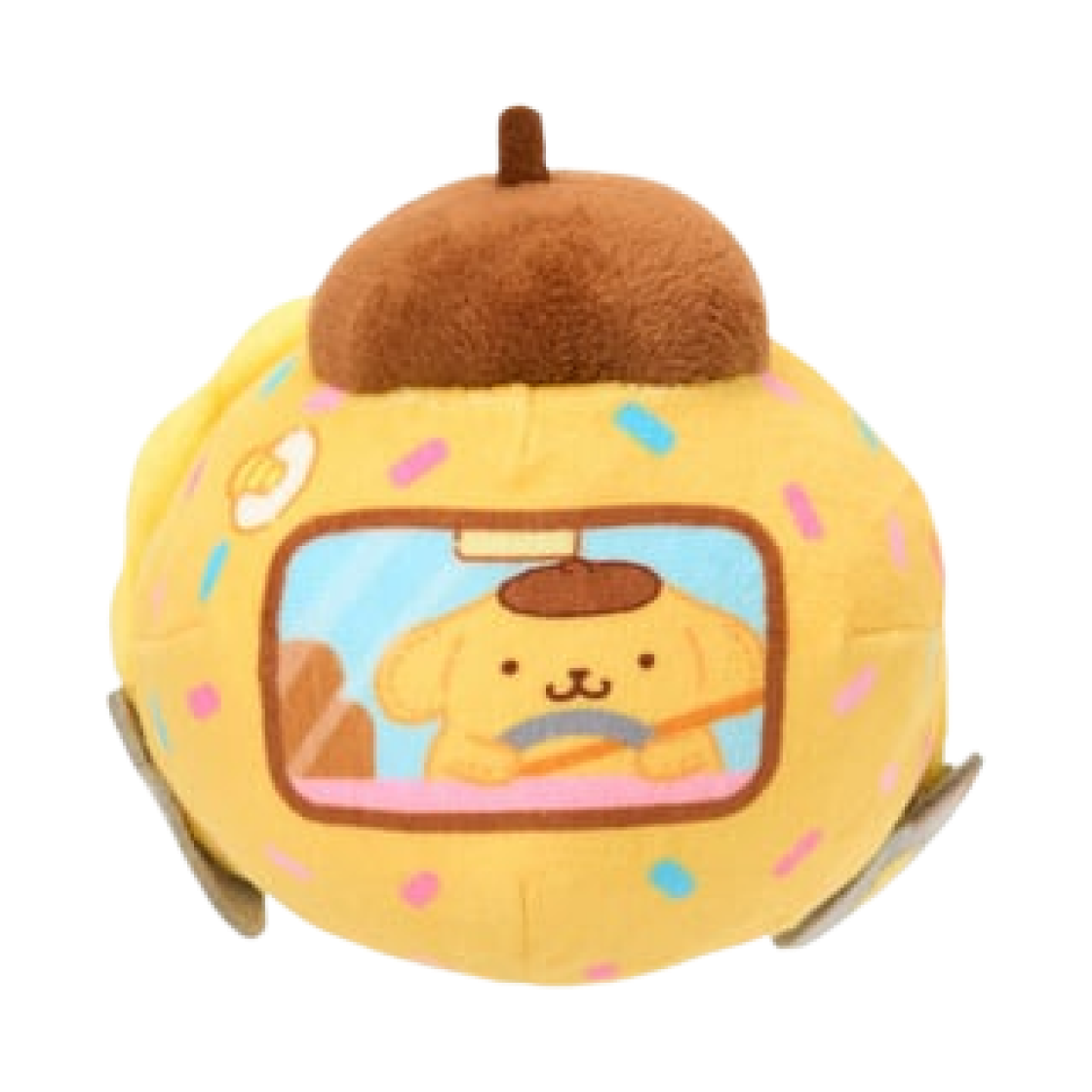 산리오 폼폼푸린 슈퍼 큐트 모험 치마포테 컬렉션 플러시 카(Sanrio Pompompurin Super Cute Adventures Chimapote Collection Plush Car) - 2