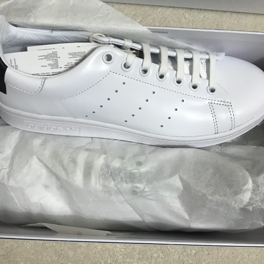 Adidas Stan Smith Cloud White Core Black 착용 스타일