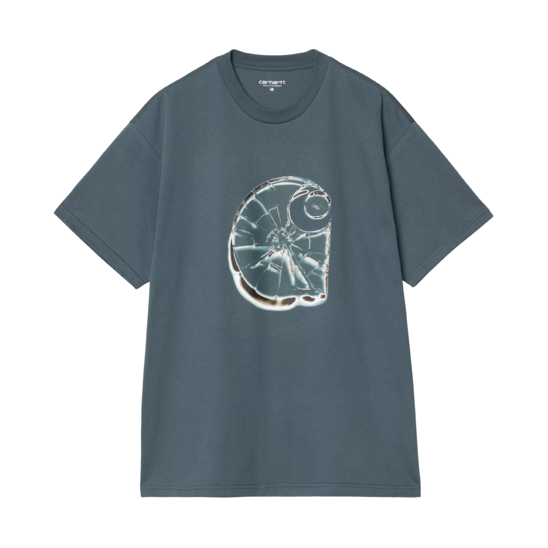 칼하트 WIP 숏슬리브 쉐터드 티셔츠 오피스 블루(Carhartt WIP S/S Shattered T-Shirt Office Blue) - 1