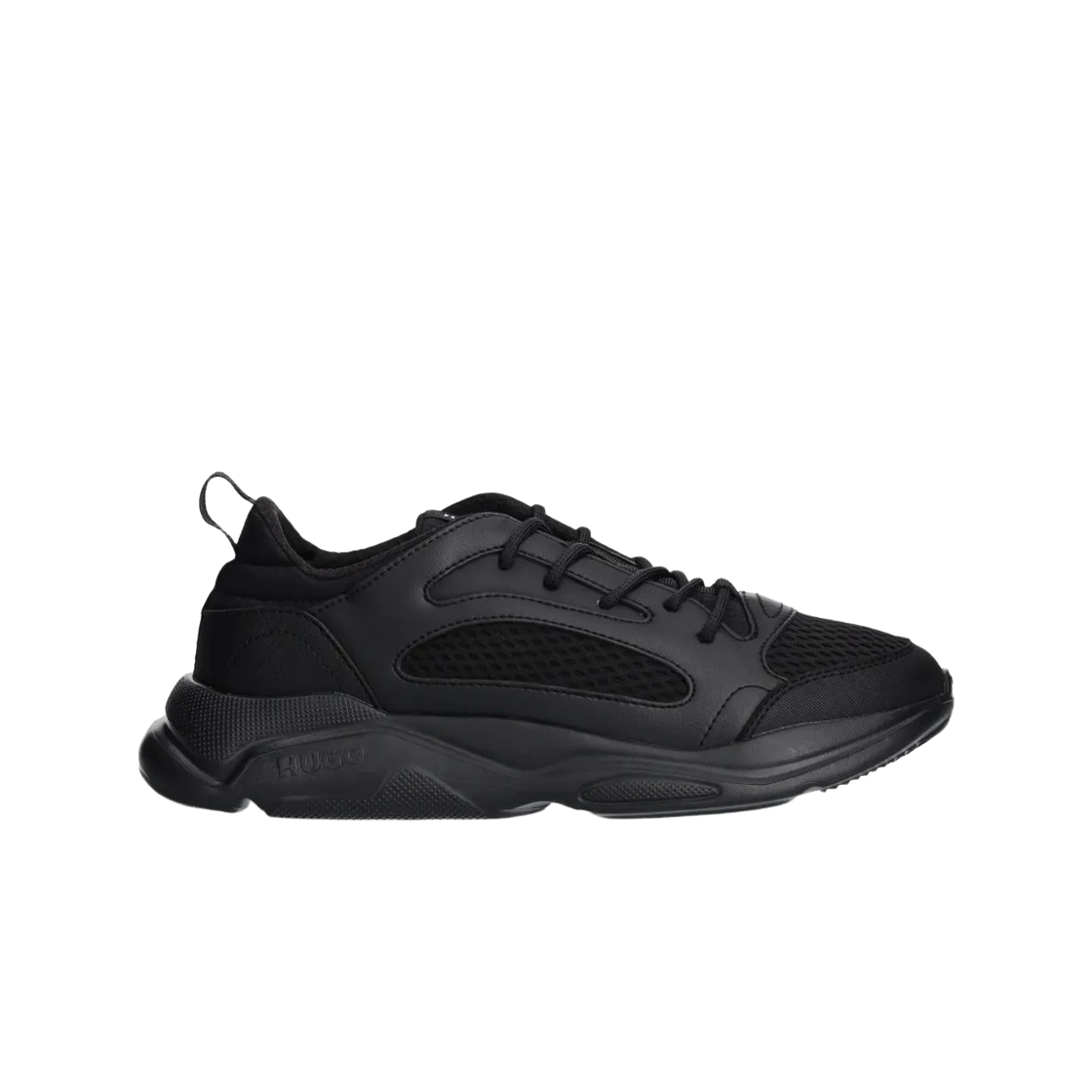 50536261-003 Hugo Boss Mesh Panel Sneakers Black