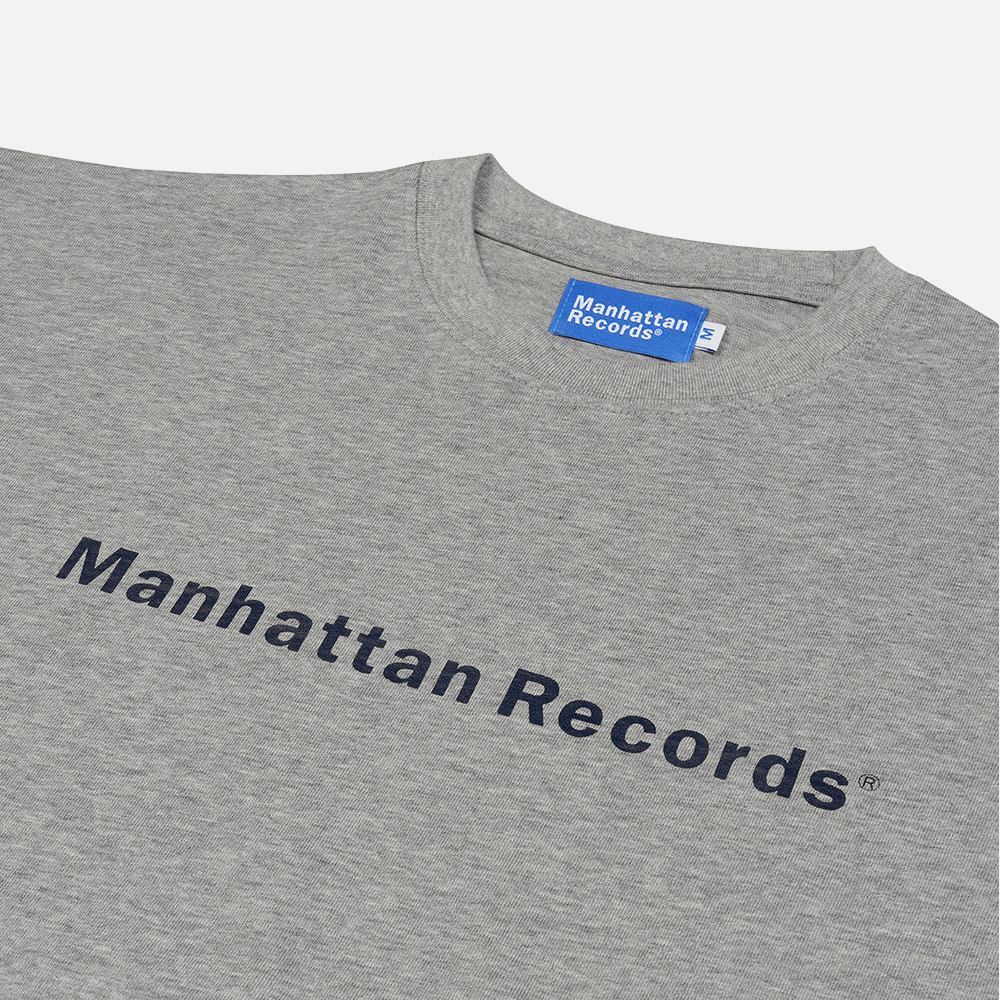 맨하탄 레코즈 엠 로고 티셔츠 - 그레이(Manhattan Records M Logo T-shirt - Grey) - 3
