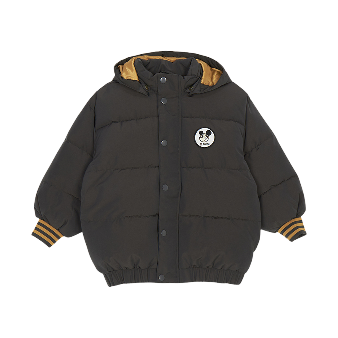 (키즈) 미니 로디니 패딩 블랙((Kids) Mini Rodini Padding Jumper Black)
