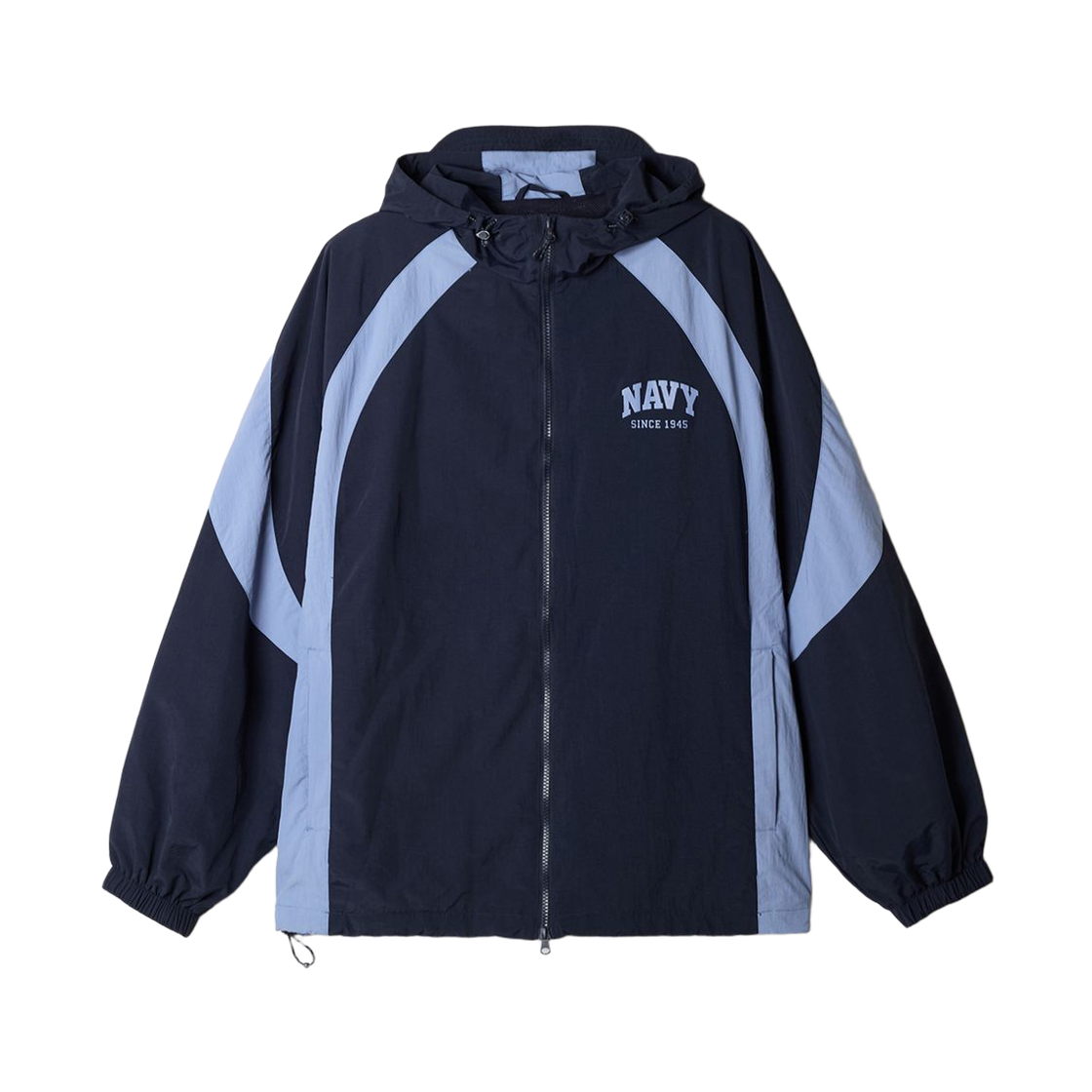 SPJJF4TU02 Spao x R.O.K.N Color Combination Wind Breaker Navy