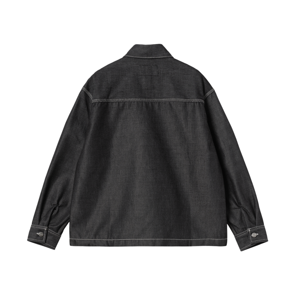 (W) 칼하트 WIP 루이스 셔츠 잭 블랙 리지드((W) Carhartt WIP Louis Shirt Jac Black Rigid) - 2
